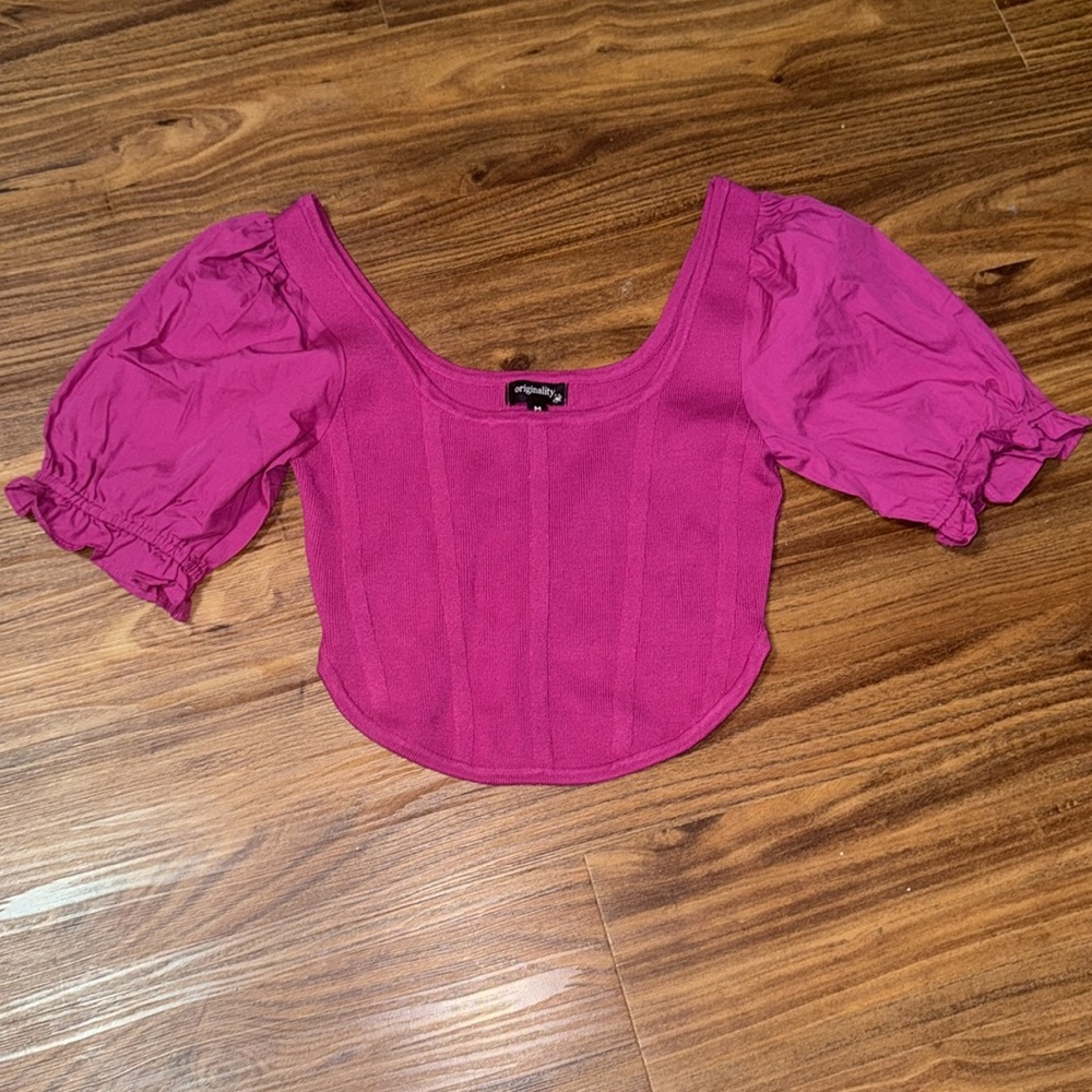 PUFF SLEEVE SHIRT - Picture 4 of 4